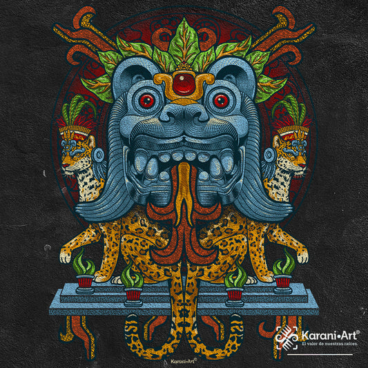 Balam Sanctuary Men's T-Shirt | Mexican Spirit and Culture