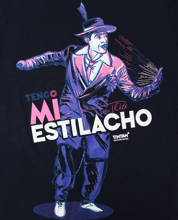 Mi Estilacho Tin Tan Playera para Hombre | Estilo Mexicano Inconfundible