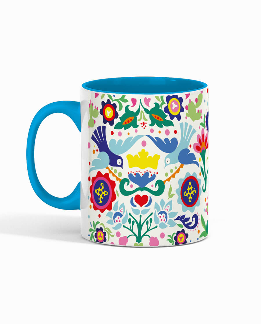Taza Uilotls | Diseño Mexicano Único y Colorido
