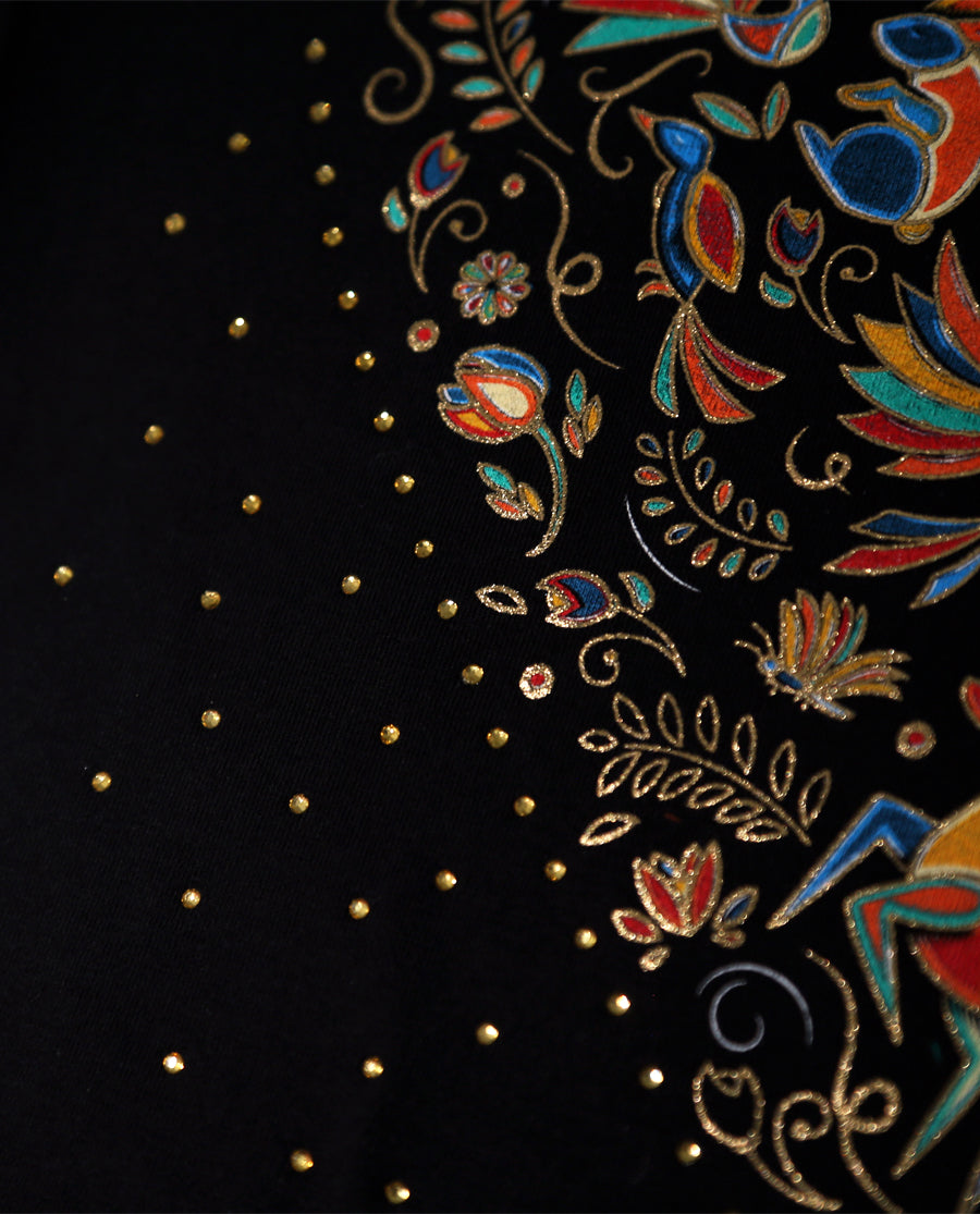 Tenangos Playera para Dama | Arte Mexicano Auténtico y Colorido