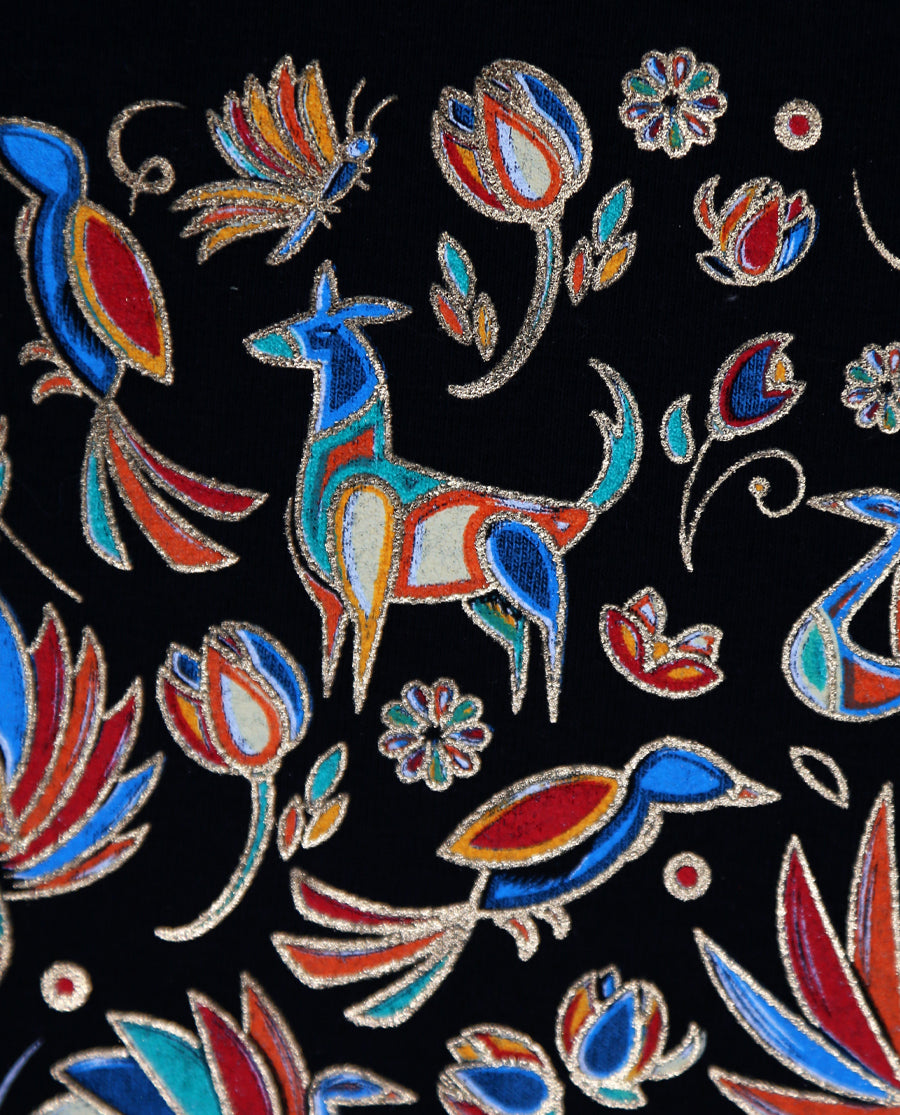 Tenangos Playera para Dama | Arte Mexicano Auténtico y Colorido
