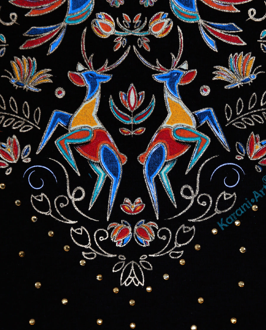 Tenangos Playera para Dama | Arte Mexicano Auténtico y Colorido