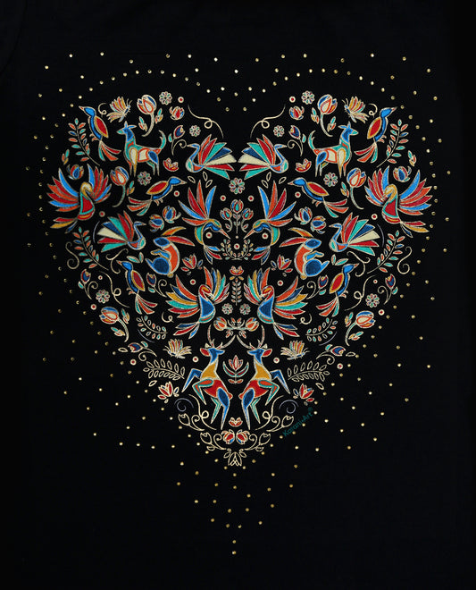 Tenangos Playera para Dama | Arte Mexicano Auténtico y Colorido