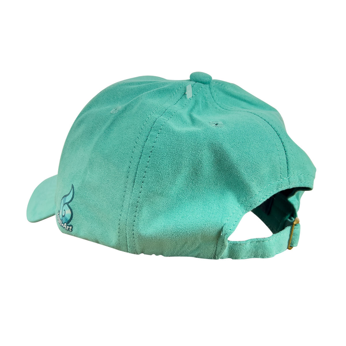Gorra Máscara Tlaloque de Gamusa Verde | Elegancia y Cultura Azteca