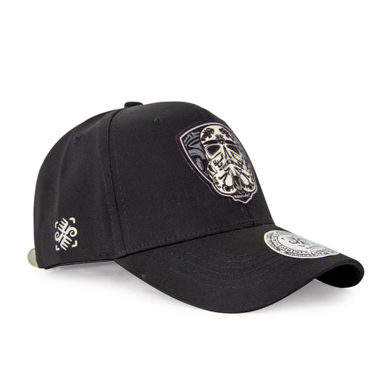 Gorra Azteca Clon Lisa Negra | Minimalismo y Orgullo Cultural