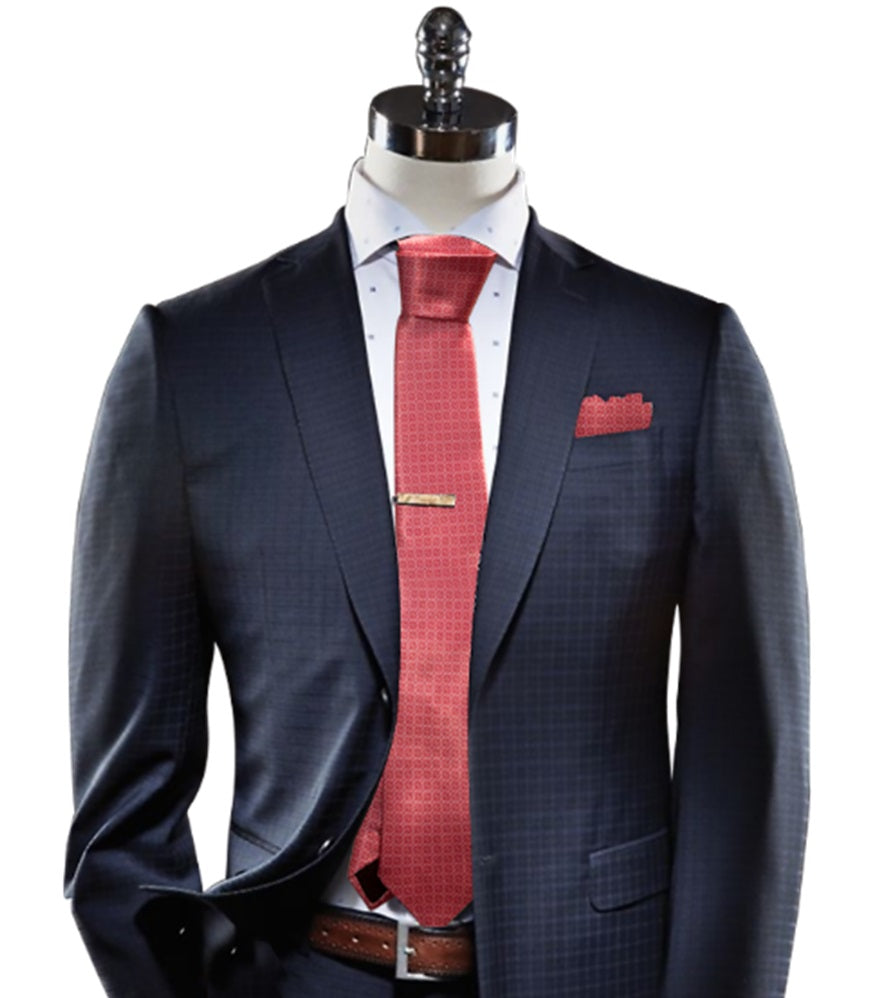 Corbata Azulejos Rojos | Elegancia y Tradición Mexicana