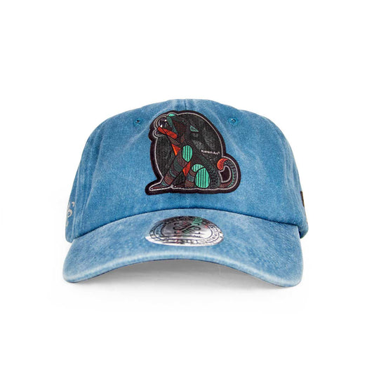 Gorra Canto a la Luna Deslavada Azul | Estilo Único con Toque Místico