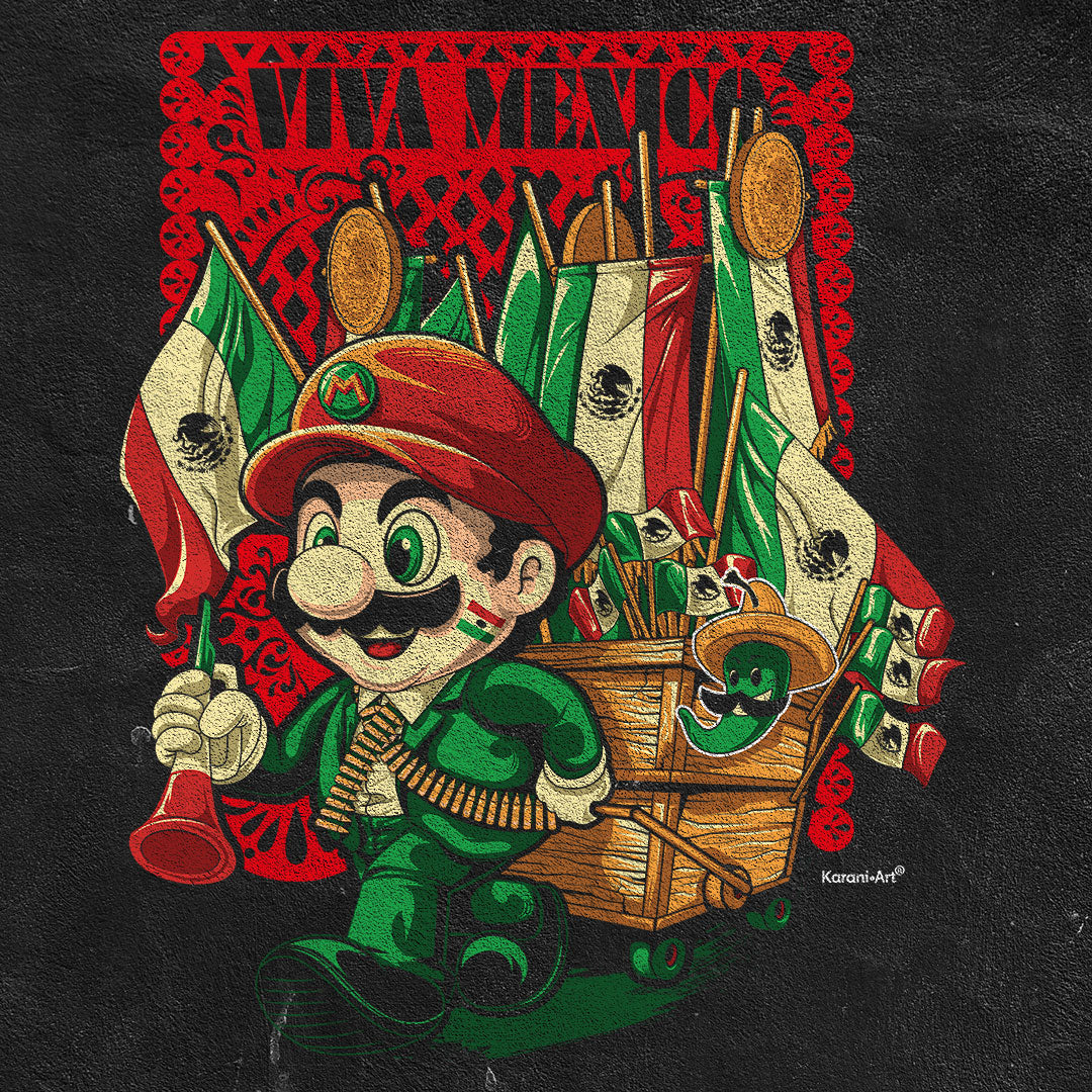 Playera Carrito Tricolor | Orgullo Mexicano y Arte Urbano
