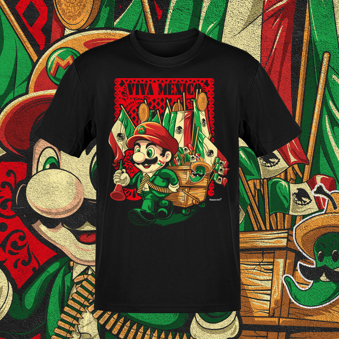 Playera Carrito Tricolor | Orgullo Mexicano y Arte Urbano
