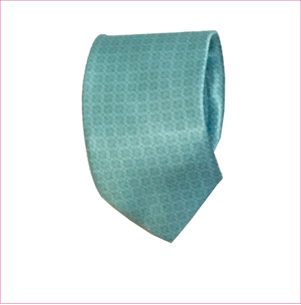 Corbata Azulejos Aqua | Estilo Mexicano y Elegancia Fresca