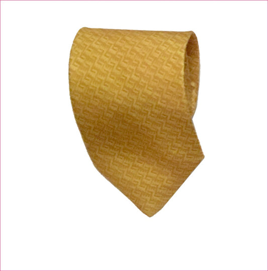 Yellow Grecas Tie | Mexican Style with a Vibrant Touch