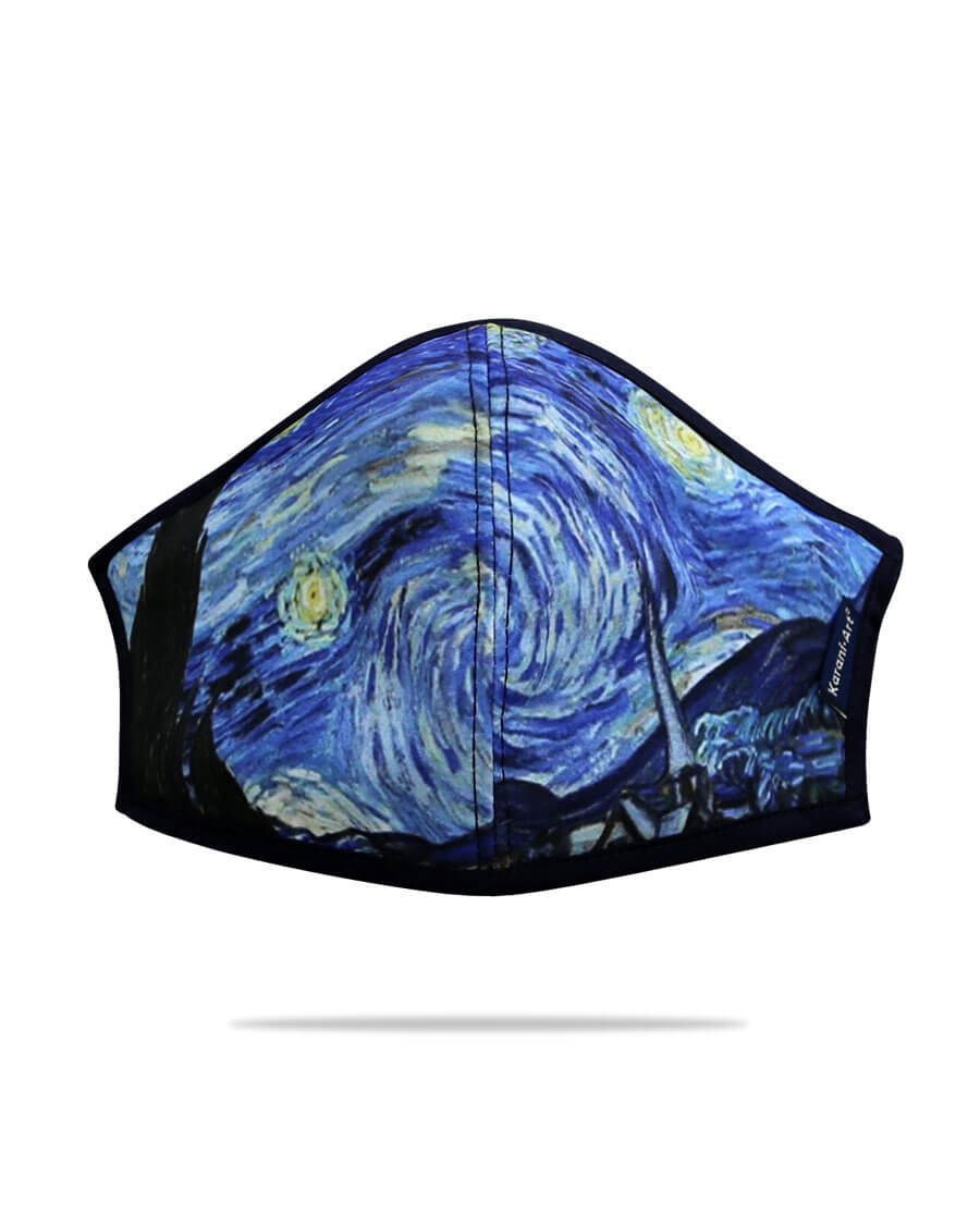 Cubrebocas Noche Estrellada: Elegancia y Protección Inspirada en el Cielo Nocturno