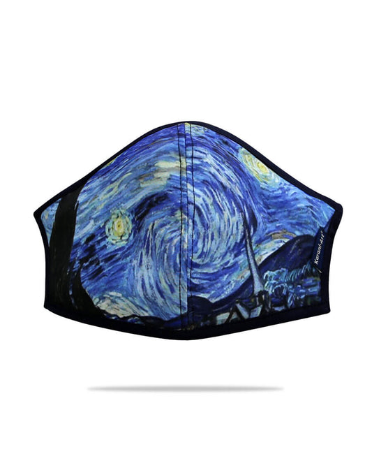 Starry Night Face Mask: Elegance and Protection Inspired by the Night Sky