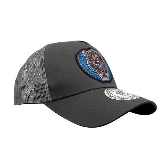 Gorra Sicarú Plana con Red Gris | Tradición y Estilo Moderno