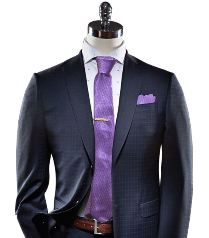 Corbata Grecas Lila | Elegancia Mexicana con Estilo Sofisticado