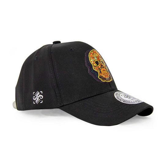 Gorra La Calavera Lisa Negra | Estilo Audaz y Elegante