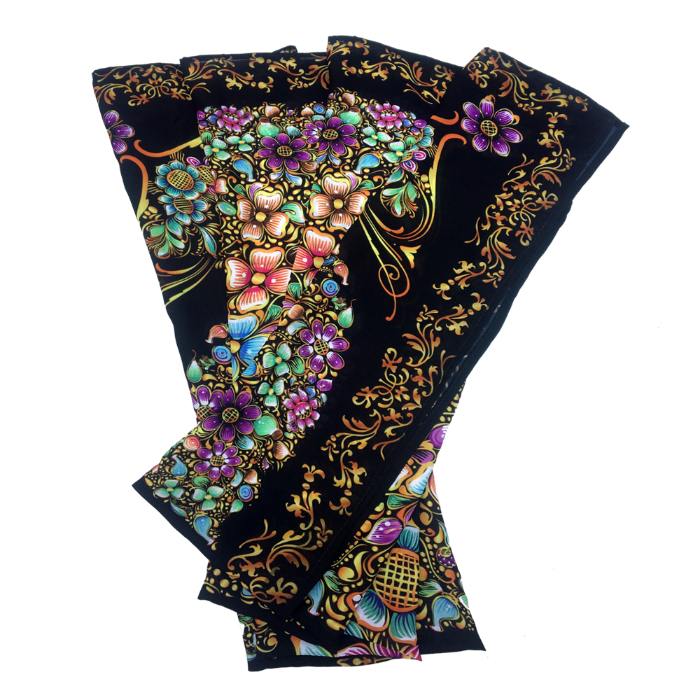 Michoacan Lacquer Scarf | Mexican Elegance and Tradition