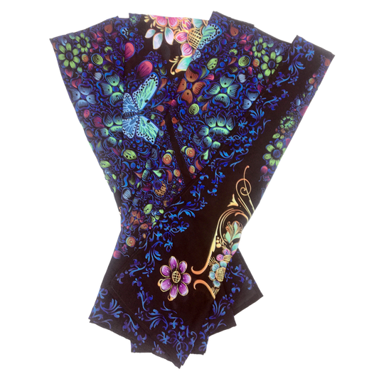 Lacquer Scarf | Sophistication with Mexican Art