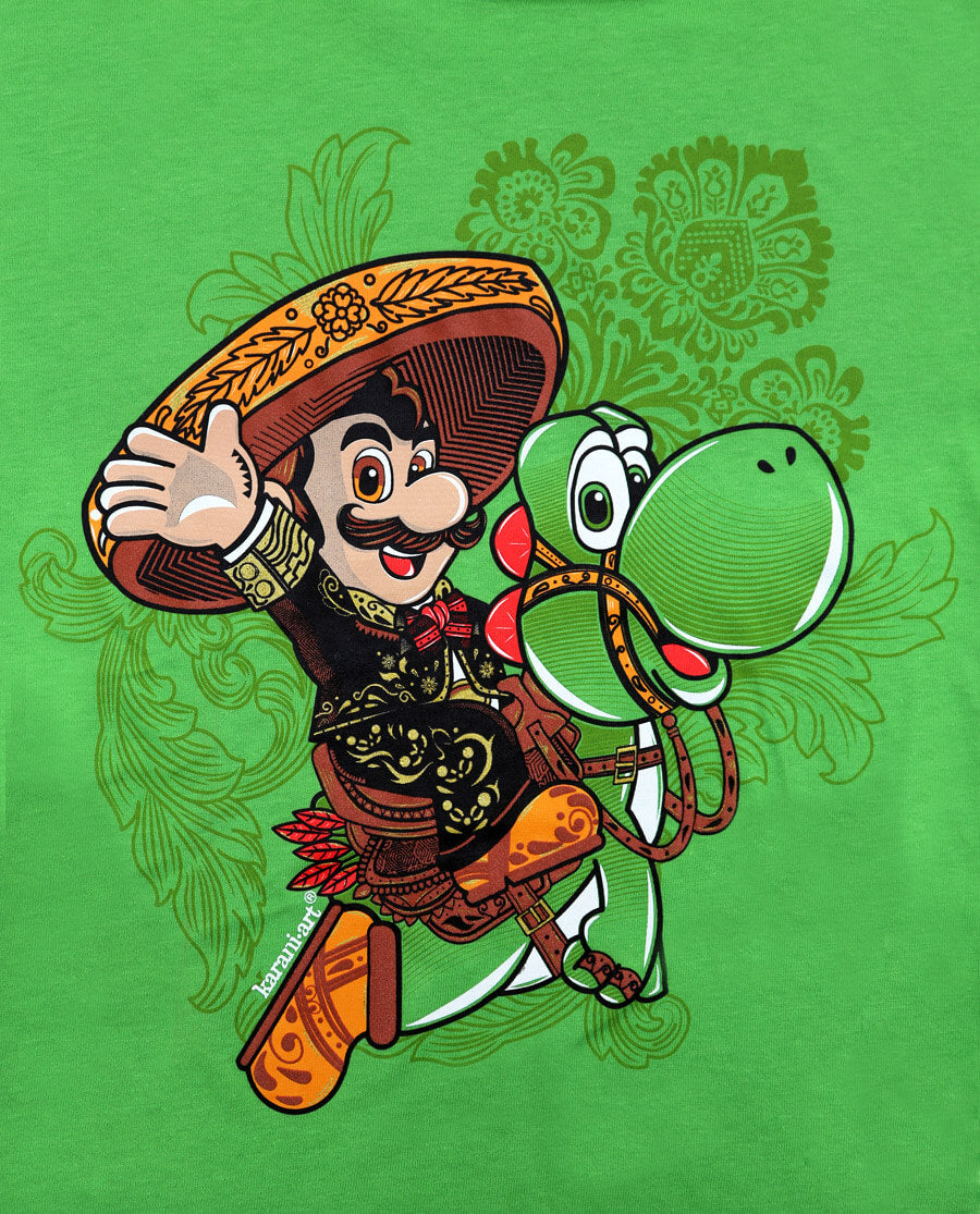 playera-Charro-montado-verde-f2