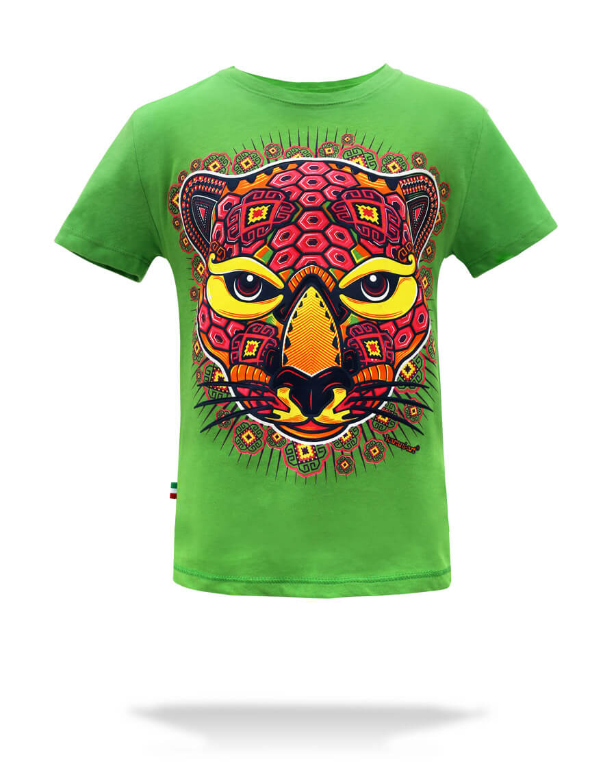 playera-Jaguar-en-Huichol-verde-f1