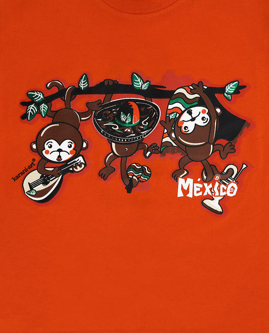 playera-niño-Changuitos-naranja-f3