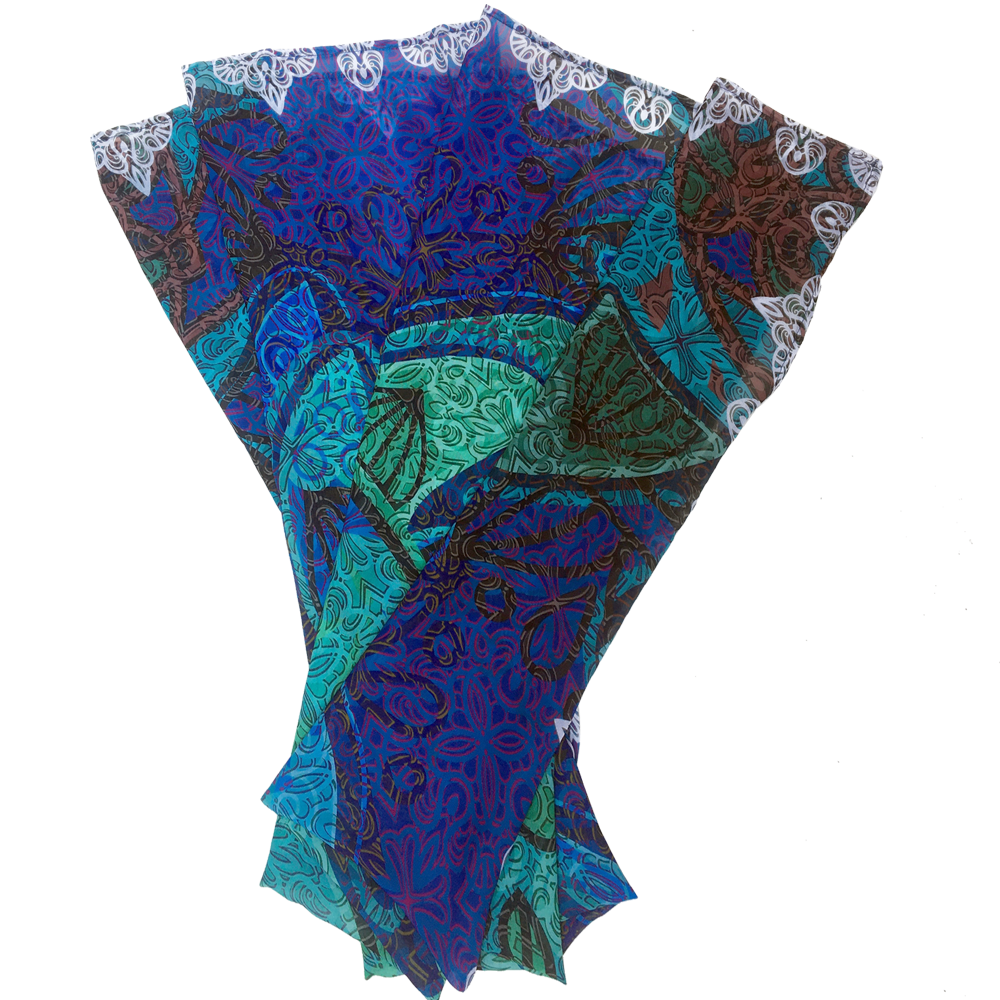 Sun and Moon Scarf | Cosmic-Inspired Elegance