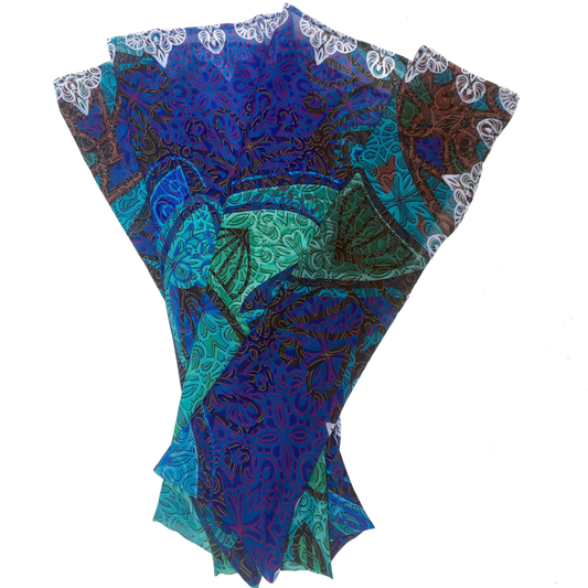 Sun and Moon Scarf | Cosmic-Inspired Elegance