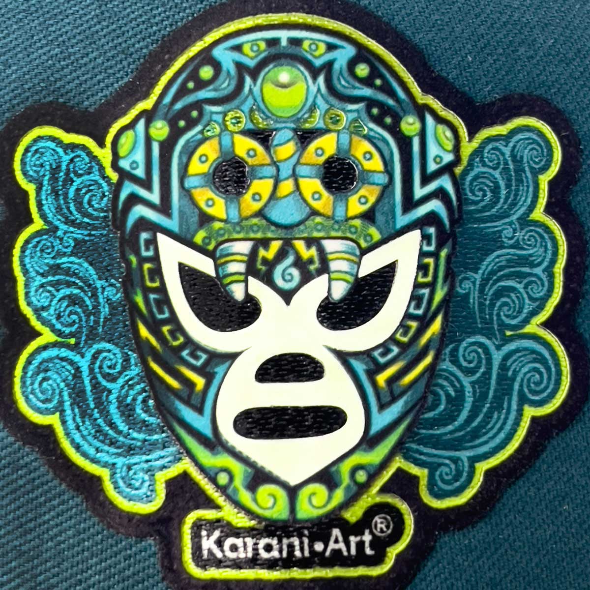 Flat Tlaloque Mask Cap | Cultural Design and Unique Style