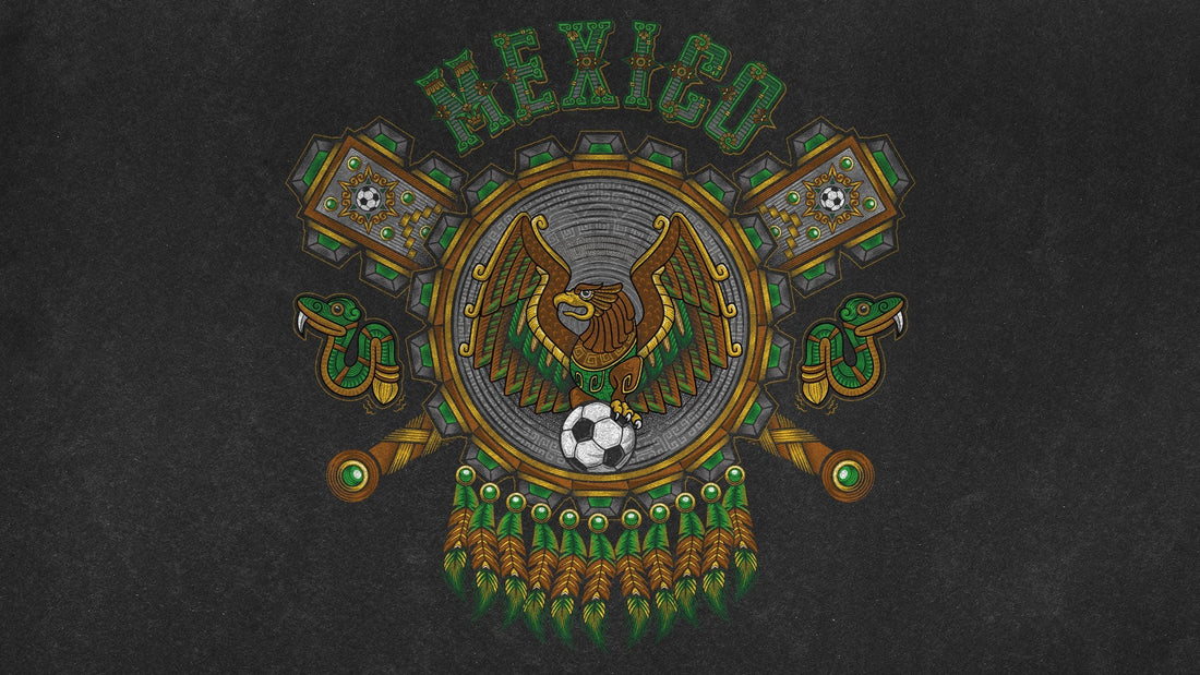 Escudo Azteca: El Corazón de la Cancha y el Sol de Victoria
