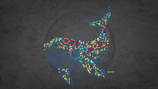 Ballena Lacada: Guardiana de los Mares Celestiales