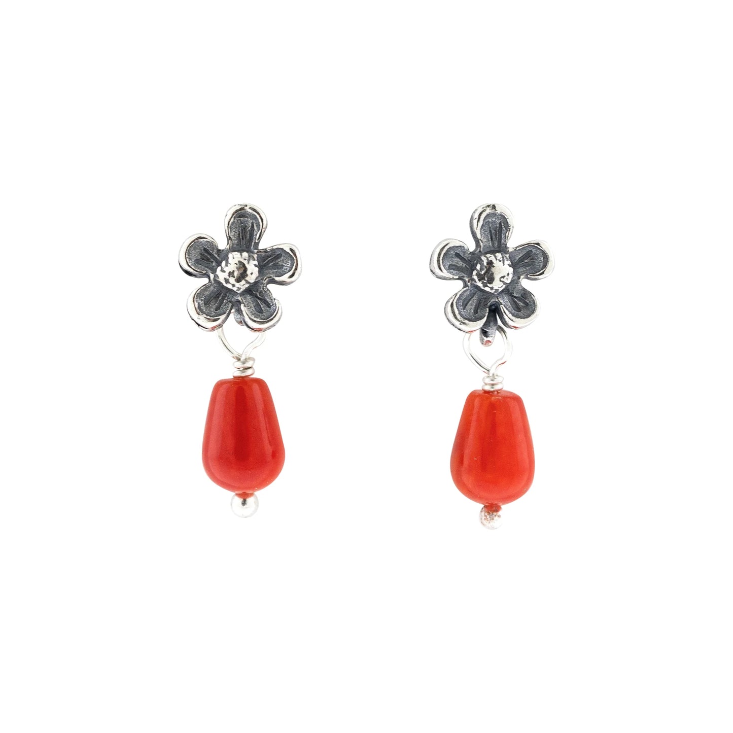 Joyería Aretes Flor Sencilla