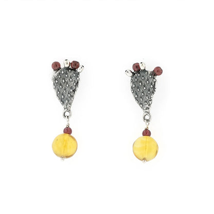 Joyería Aretes de Nopal medianos