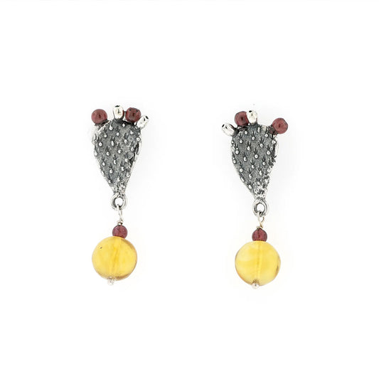 Aretes de Nopal Medianos | Joyería Mexicana Artesanal