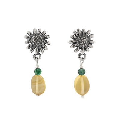 Joyería Aretes Girasol