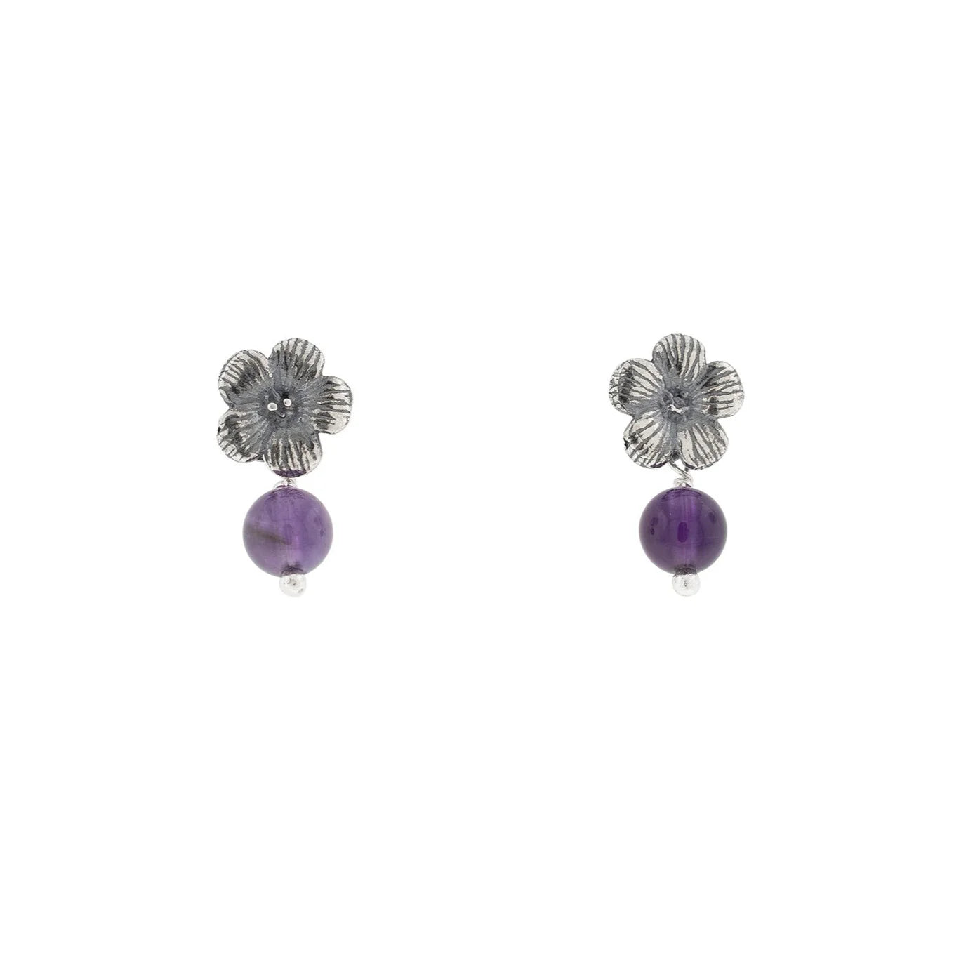 Joyería Aretes Flor Armonía sencillos