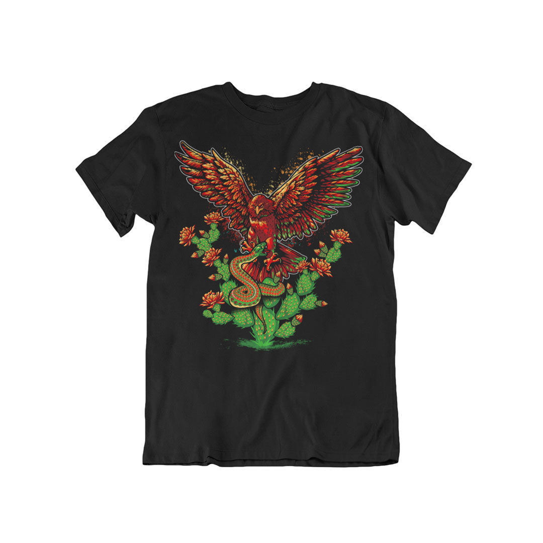 Águila y Serpiente Playera para hombre