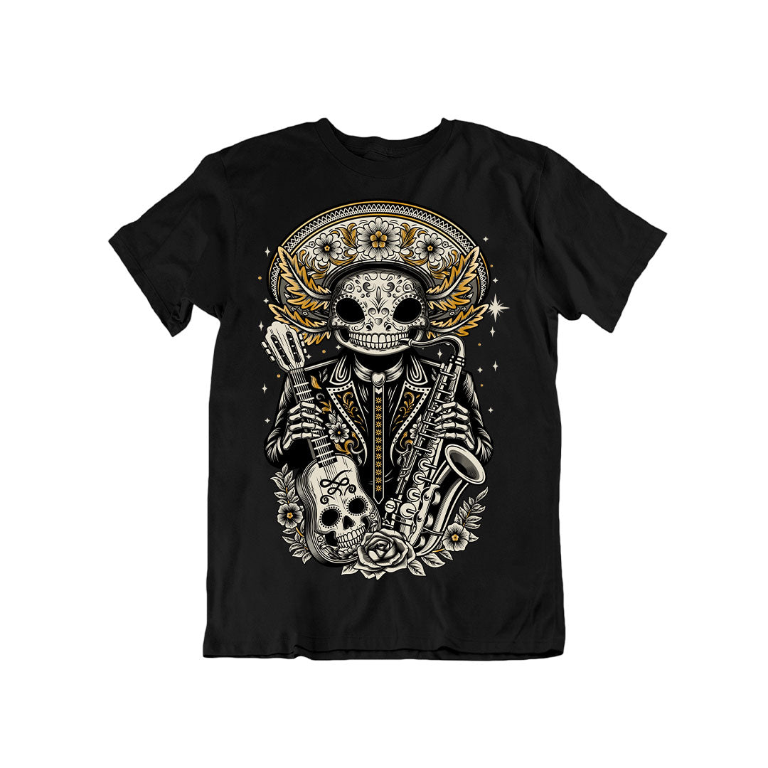 Ajolote Mariachi T-Shirt | Mexican Rhythm in an Authentic Design