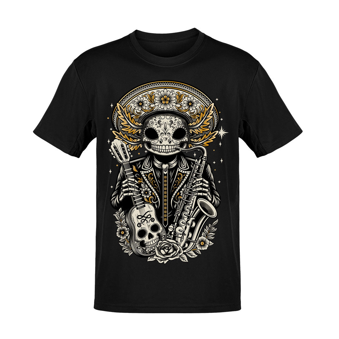Ajolote Mariachi T-Shirt | Mexican Rhythm in an Authentic Design