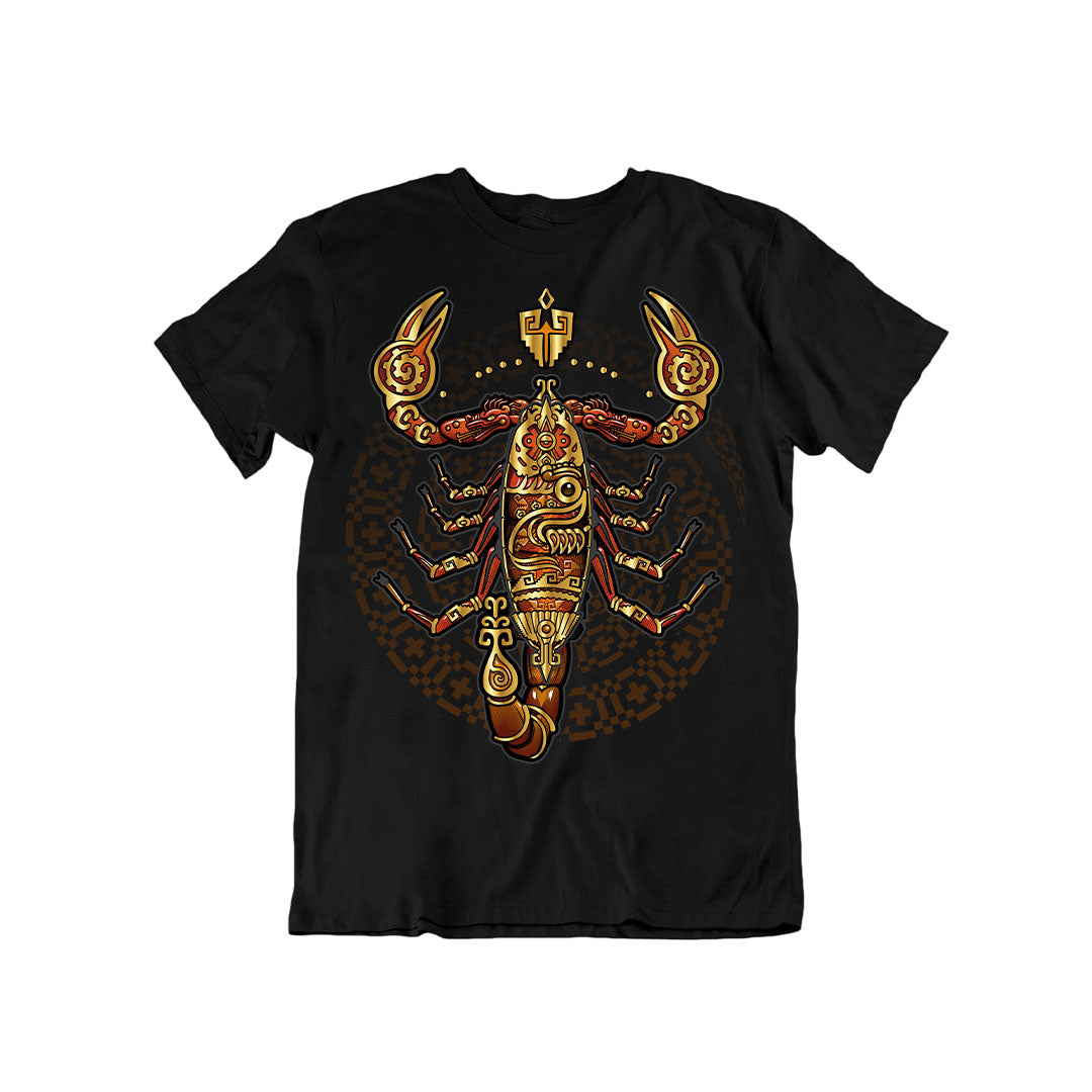 Tecpalt Scorpion T-shirt | Warrior Force and Pre-Hispanic Art