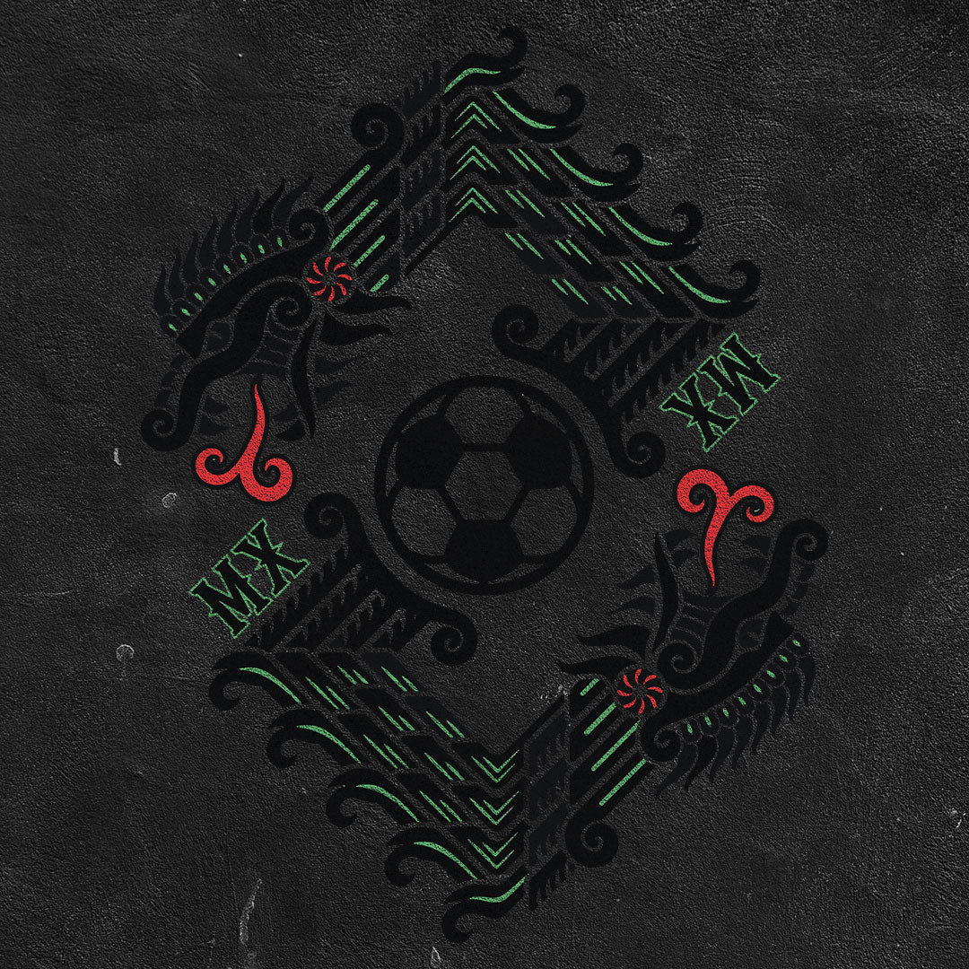 Playera Códice Mundialista | Guerrero del Fútbol en Arte Mesoamericano