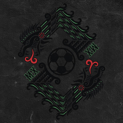 Playera Códice Mundialista | Guerrero del Fútbol en Arte Mesoamericano