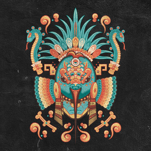 Playera Dios de la Guerra | Arte Mexicano en Algodón Premium