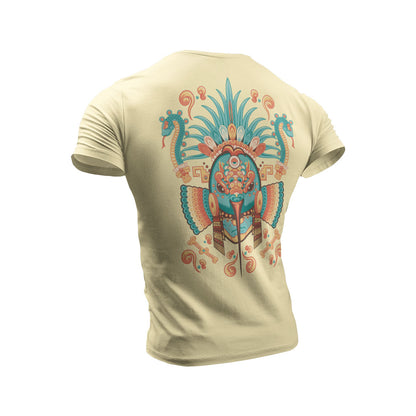 Playera Dios de la Guerra | Arte Mexicano en Algodón Premium