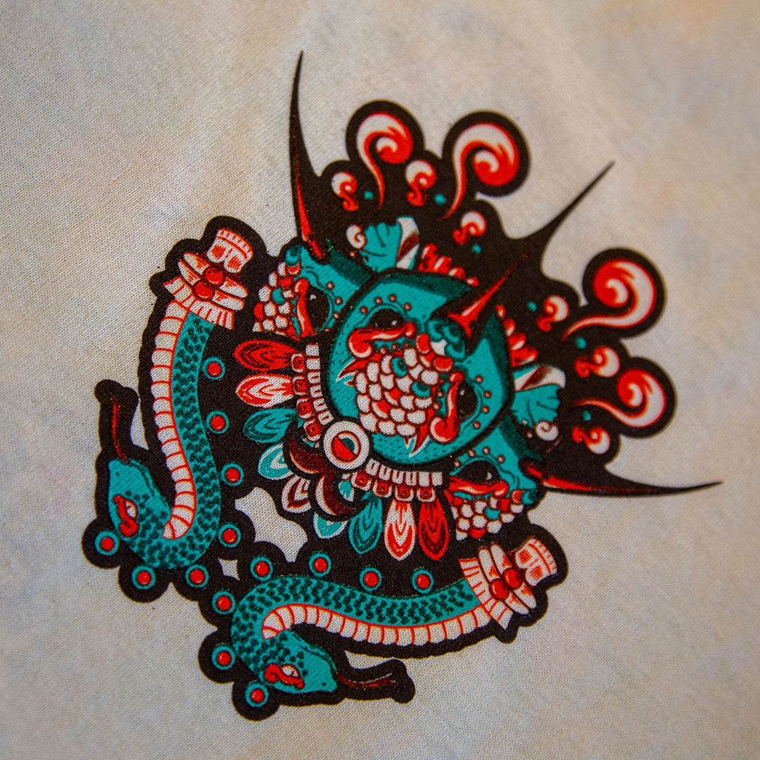 Playera Dios de la Guerra | Arte Mexicano en Algodón Premium