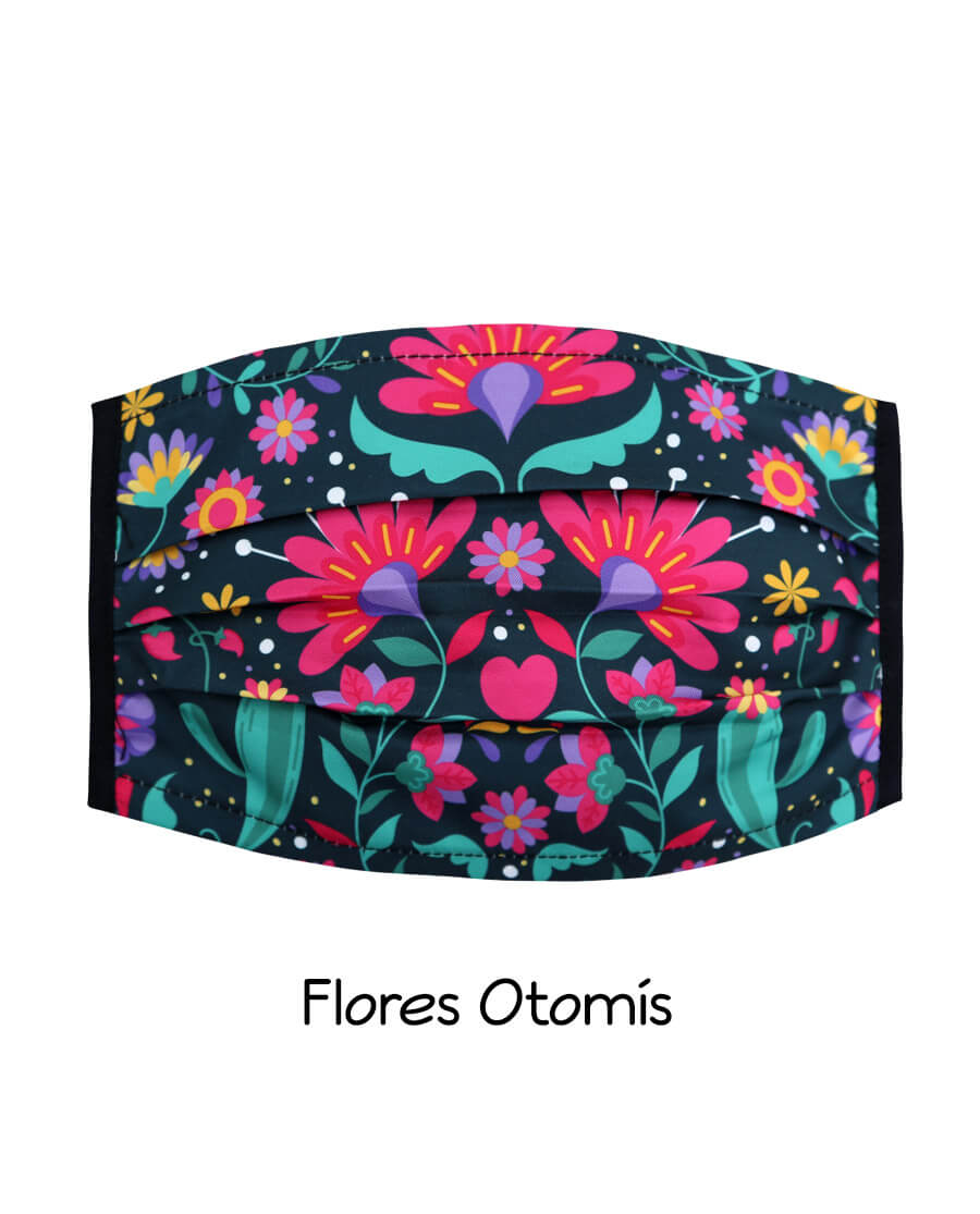 cubrebocas-Flores-Otomis