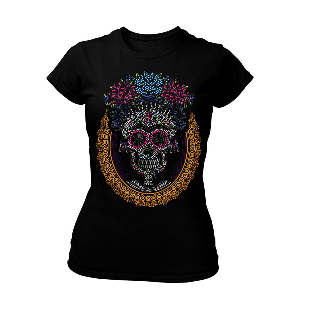 Frida Huesuda Playera para Dama | Diseño Mexicano y Exclusivo