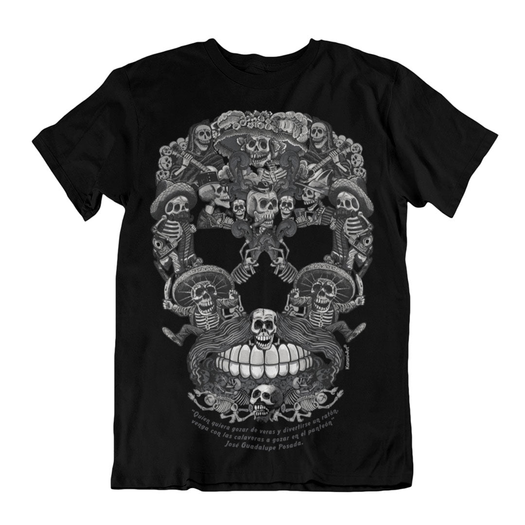 Huesudo Fandango Playera para Hombre | Diseño Mexicano y Exclusivo