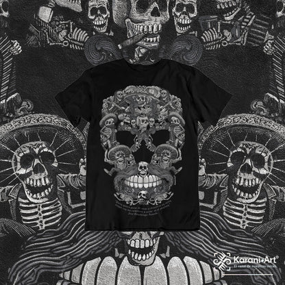 Huesudo Fandango Playera para Hombre | Diseño Mexicano y Exclusivo