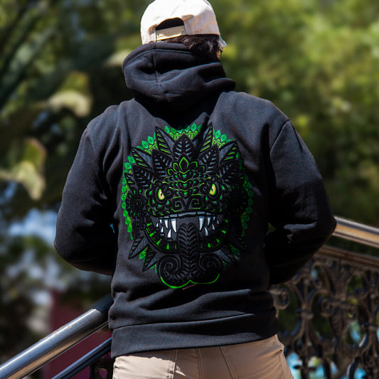 Kukulkán – Sudadera Negra | Karani Art