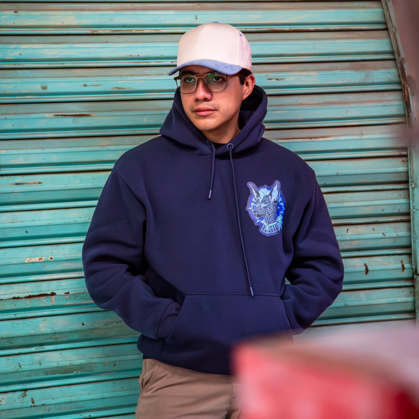 Guía del Inframundo – Sudadera Azul | Karani Art